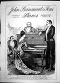 Old Antique Print John Brinsmead Pianos London Perfection Touch Tone 1888 19th