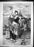 Antique Old Print Geraudels Pastilles Humanity Bestows Benefits Cough 1893 19th