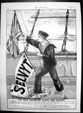 Original Old Antique Print Selvyt New Polishing Cloth Duster Never Greasy 1894