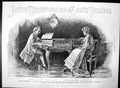 Old Antique Print John Brinsmead Pianos London Makers Princess Wales 1890 19th