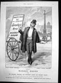 Antique Old Print Brookes Soap Monkey Brand Cleaning Scrubbing Scouring 1896