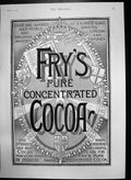 Old Antique Print Frys Pure Concentrated Cocoa Strongest Best Cocoa 1896 19th