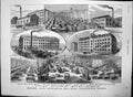 Antique Old Print John Brinstead & Sons Pianoforte Works Finishing Shop 1883