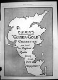 Antique Old Print Ogdens Guinea GCigarettes Turned England Upside Down1899 19th