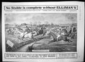 Original Old Antique Print No Stable Complete Without Ellimans Embrocation 1908