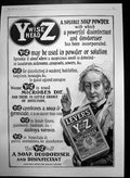 Antique Old Print Y Wise Head Z Soluble Soap Powder Washing Bedclothes 1903