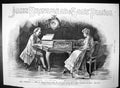 Antique Old Print John Brinsmead & Sons Pianos Makers Hrh Princess Wales 1891