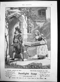 Old Print Sunlight Soap Divides Labour Half Multiples Pleasure By Two1899 19th