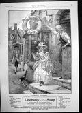 Antique Old Print Lifebuoy Soap Prizes Purchase Anyiseptic Disinfectant 1899