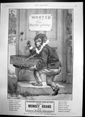 Antique Old Print Brookes Monkey Brand Soap Monkeywanted Worlds Polisher1901