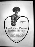 Antique Old Print Huntley & Palmers Breakfast Biscuits Daintiness Itself 1904