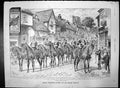 Old Antique Print Ellimans Embrocation Horses Street Outside Chemist 1893 19th