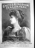 Old Antique Print United Kingdom Tea Company Merchants House Commons 1893 19th
