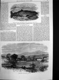 Antique Old Print Rare Dolphin Flinders Island Salmon Ponds Australia 1867 19th