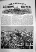 Old Antique Print Epsom Races Waiting For Start Crowds Sitting Boxes 1861 19th