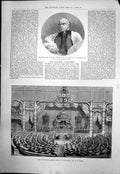 Antique Old Print Wm Magee Bishop Peterborough Japanese Parliament Tokyo 1891
