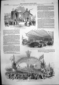 Antique Old Print Return Court Highlands Cupar Angus Berwick Upon Tweed 1849