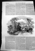 Antique Print Ancaster Boston Sleaford Midland Counties Railway Sheep 1857 19th