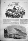 Old Print Fortress Konigstein Elbe Riots Dresden Barricade Neumarket1849 19th