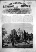 Old Print Marriage Princess Alice Prince Louis St Claire Isle Wight 1862 19th