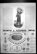 Original Old Antique Print Indoor Dress Taffeta Lace Gsmiths Silversmiths 1903