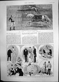 Antique Print Circus Covent Garden Ball Mansion House Lord Mayors Son 1890 19th