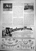 Antique Old Print Lever Brothers Hall=I-Th-Wood Allenburys Foods Infants 1901