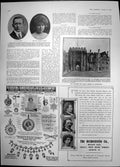 Antique Print Signor Marconi Beatrice Obrien Police Offices Southampton1905