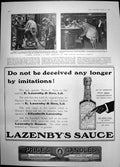 Antique Old Print Jumbo Junior New Arrival Italian Circus Lazenbys Sauce 1905