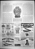 Old Antique Print Prunus Vase Sú5900 Wilkinson Razors Adams Polish 1905