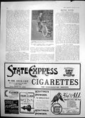 Antique Print Lady Motor Bicycle Race Munich Keatings Powder Fleas Moth1905