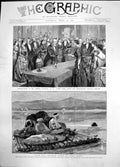 Antique Print Chindwin Force Upper Burma Arthur Chappell Presentation 1887 19th