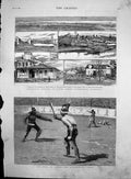 Old Disastrous Cyclone Bowen North Queensland Gladiators Pompeii 1884 Victorian