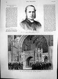 Old Rev Canon Ernest Wilberforce Prince Wales Eton Organ Screen 1882 Victorian
