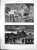 Old Zulu War Relief Ekowe Waiting Ferry Arrival 60Th Rifles Ekowe 187
