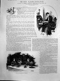 Old Miss Gascoigne Lady Resting Hand Letter Who Do You Think I Am 188 Victorian