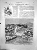 Old Stanleys Expedition Central Africa Reception Prime Minister 1878 Victorian