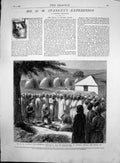 Old Stanleys Expedition Central Africa Burial Edward Pocock Turu 1878 Victorian