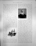 Original Old Antique Print King George Tonga Church At Nukualofa C 1840 19th