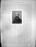 Original Old Antique Print Western Australia Sir Frederick Napier Broome C1900
