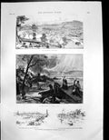 Antique Print Disaster Johnstown Pennsylvania Flood Cambria Ironworks 1889 19th