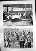 Old Antique Print Catholic Church Westminster Rahere Masonic Lodge 1895 19th