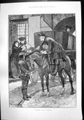 Old Print Recognition Rc Woodville Trophy 1St Battalion Royal Scots 1892