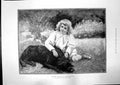 Antique Old Print Comrades Resting A Brouillet Officers 11Th Soudanese 1898