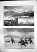 Antique Print Klondike Fort Simpson Br Columbia Oxborough Hall Norfolk 1898