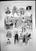 Antique Print Manoeuvres Jane Haymarket Visit German Emperor Palestine 1898