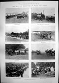 Antique Old Print Military Manoeuvres Wilts Dorset Lord Wolseley E Wood 1898