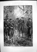 Antique Print Cuba Rainy Season Chaparral Duke York Hms Crescent Torbay1898