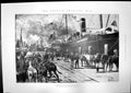 Antique Old Print Spanish American War Mules Cuba Troop Ship Berkshire 1898