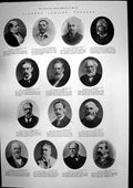 Antique Old Print Diamond Jubilee Honours Sir James Vaughan Linen Dress 1897